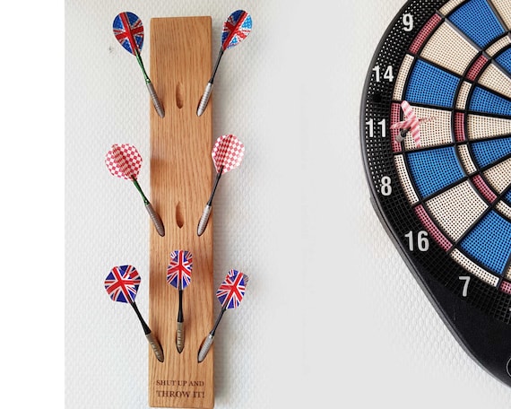 Personalized Dart Board Cabinet, Reclaimed Wood Dart Board Backer,  Aesthetic Room Décor, Special Wedding Gift -  Sweden