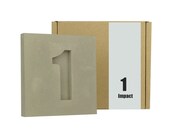 Dekorative Zahlen aus Beton "0 - 9"