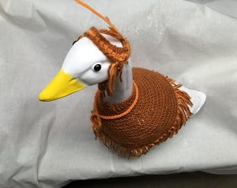 Indian Crochet Goose Outfit
