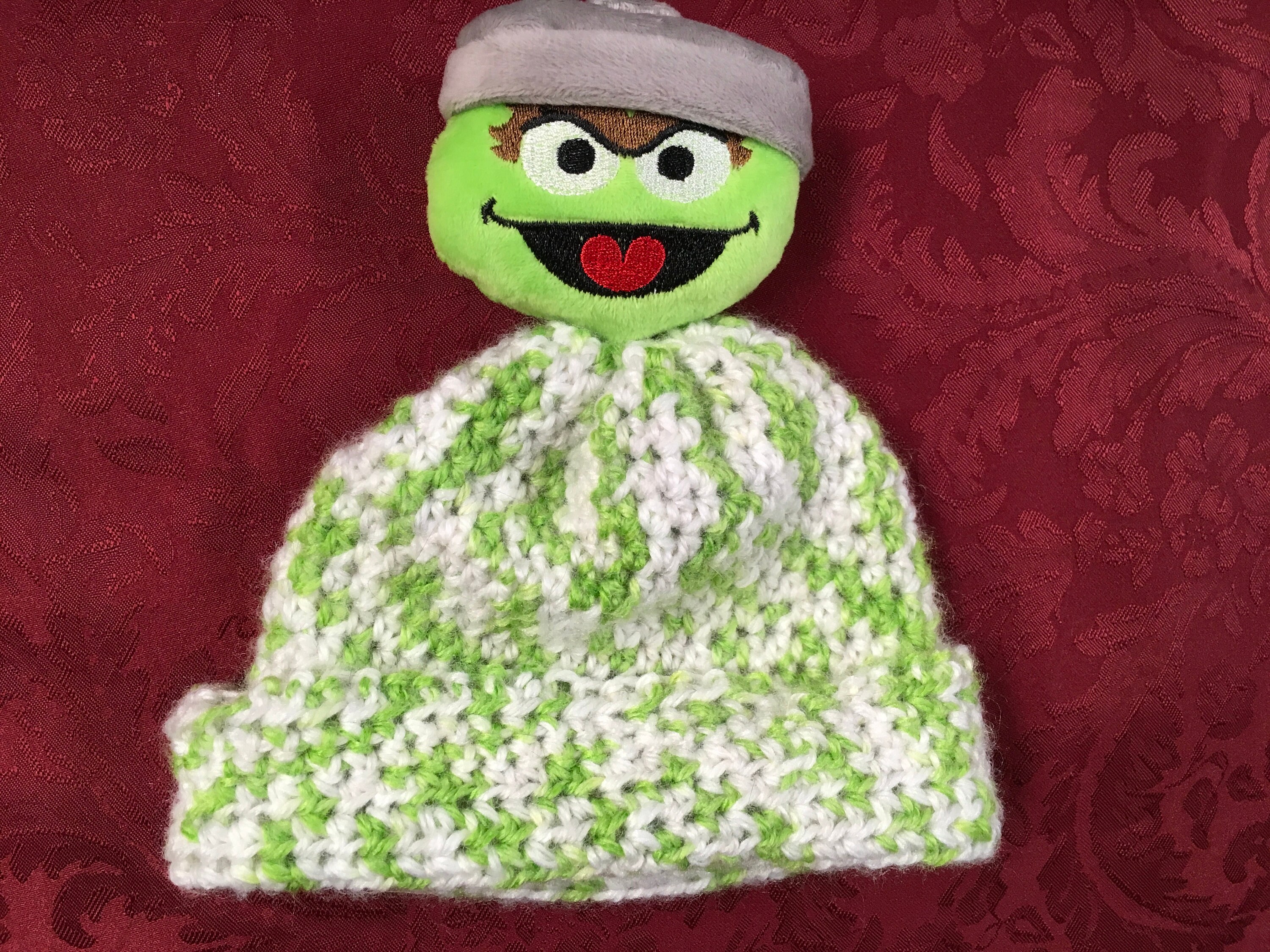 Oscar the Grouch Beanie Etsy