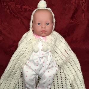 Snowflake Hooded  Cape