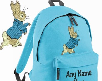 Kid/'s School Homework Satchel Bag Personalised Peter Rabbit Dispatch Bag