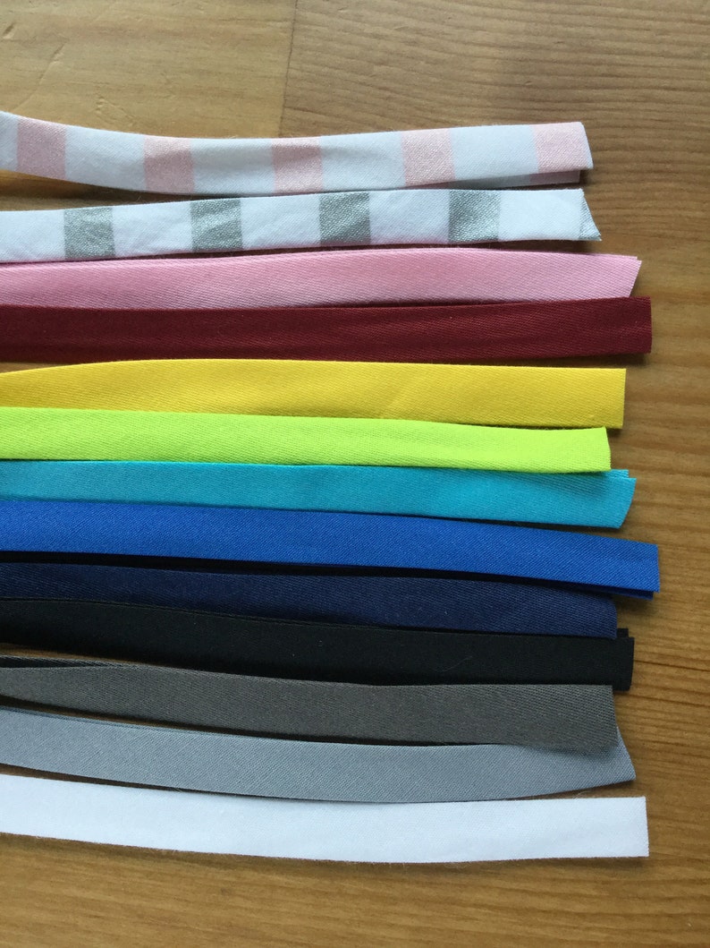 5yd 3/8inch 10 Mm Doublefold 100 Cotton Bias Tape Etsy