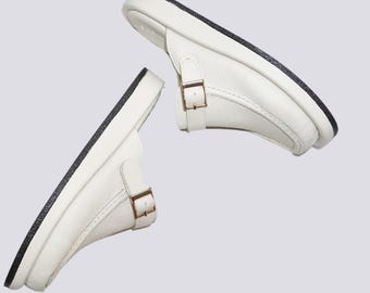 Mules de piel hechos a mano Sorrento: sandalias elegantes y suaves para mujer