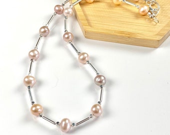 Pearl Necklace - Pearl Jewelry - Classic Pearls - Bridal Jewelry - Pearl Moons