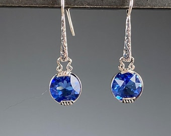 Austrian Crystal Earrings - Crystal Jewelry - Blue Jewelry - Blue Sky
