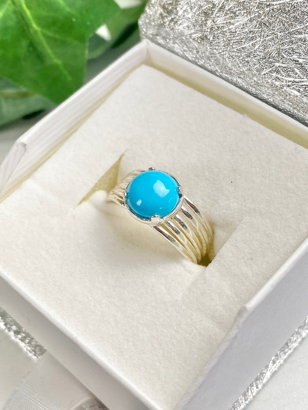 Sleeping Beauty Turquoise Ring - Turquoise Jewelry - Sterling Silver ...