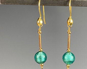 Venetian Glass Earrings - Venetian Glass Jewelry - Colorful Earrings - Murano Blooms
