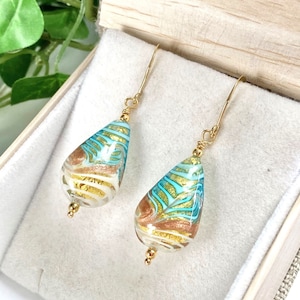 Venetian Glass Earrings - Venetian Jewelry - Artisan Jewelry - Italian Glass - La Playa
