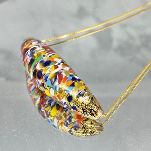 Venetian Glass Necklace - Venetian Glass Jewelry - Colorful Statement Necklace - Murano Collar