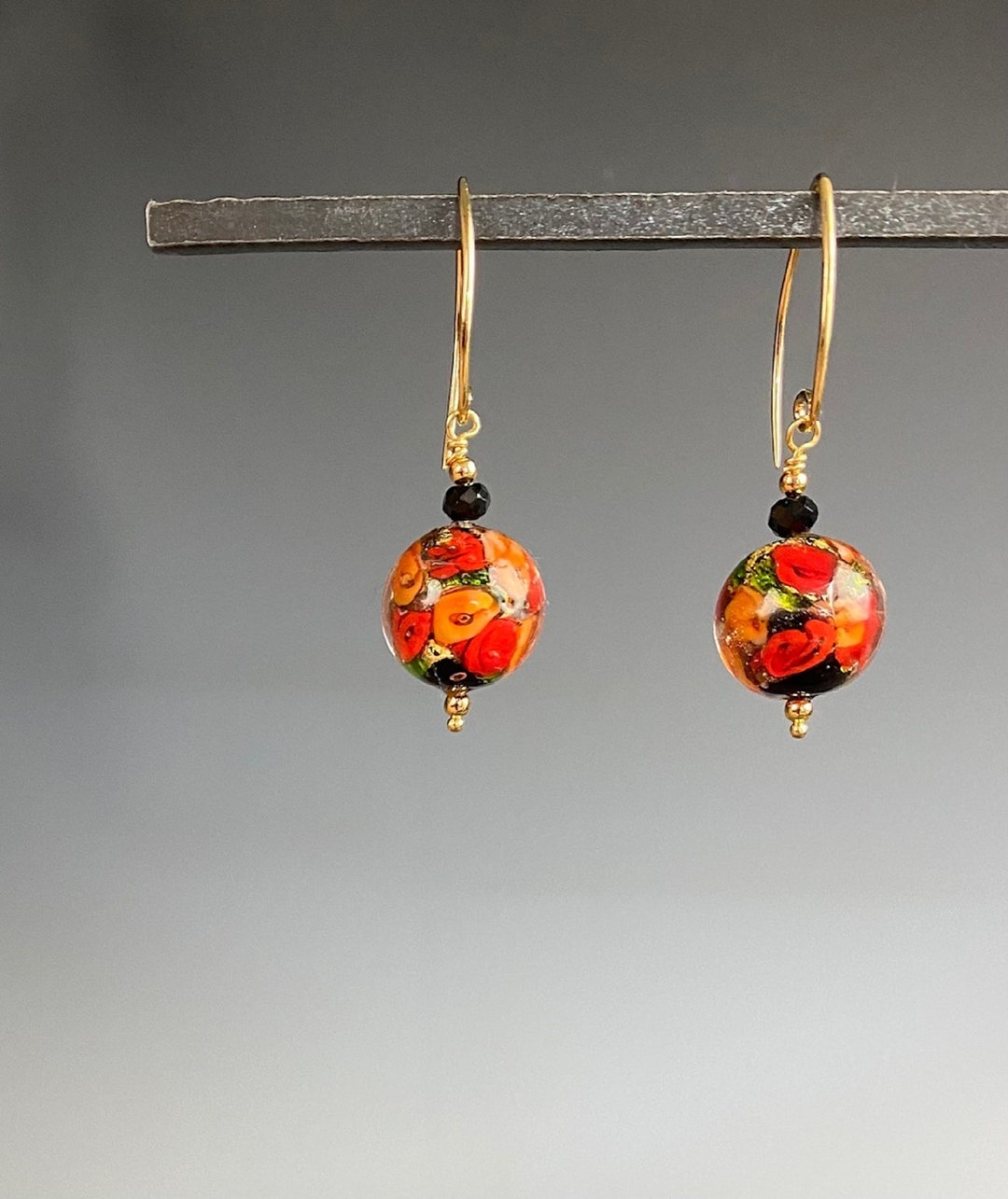 Earrings in original Murano glass Murano Glass Jewelry UNIQUE Handgefertig  Art | eBay