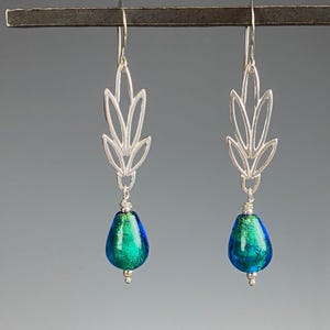 Venetian Glass Earrings - Murano Jewelry - Italian Glass Jewelry - Thyme