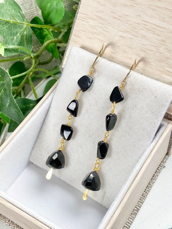 Black Spinel earrings Black Spinel earrings