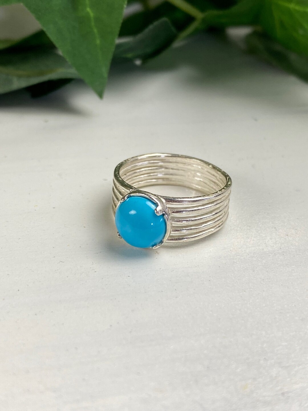 Sleeping Beauty Turquoise Ring - Turquoise Jewelry - Sterling Silver ...