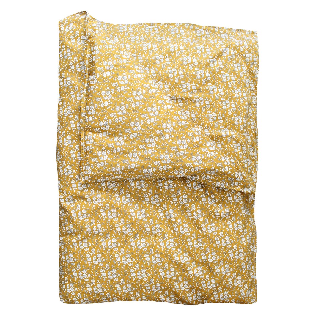 Bedding Made With Liberty Fabric Capel Mustard Coco & Wolf - Etsy