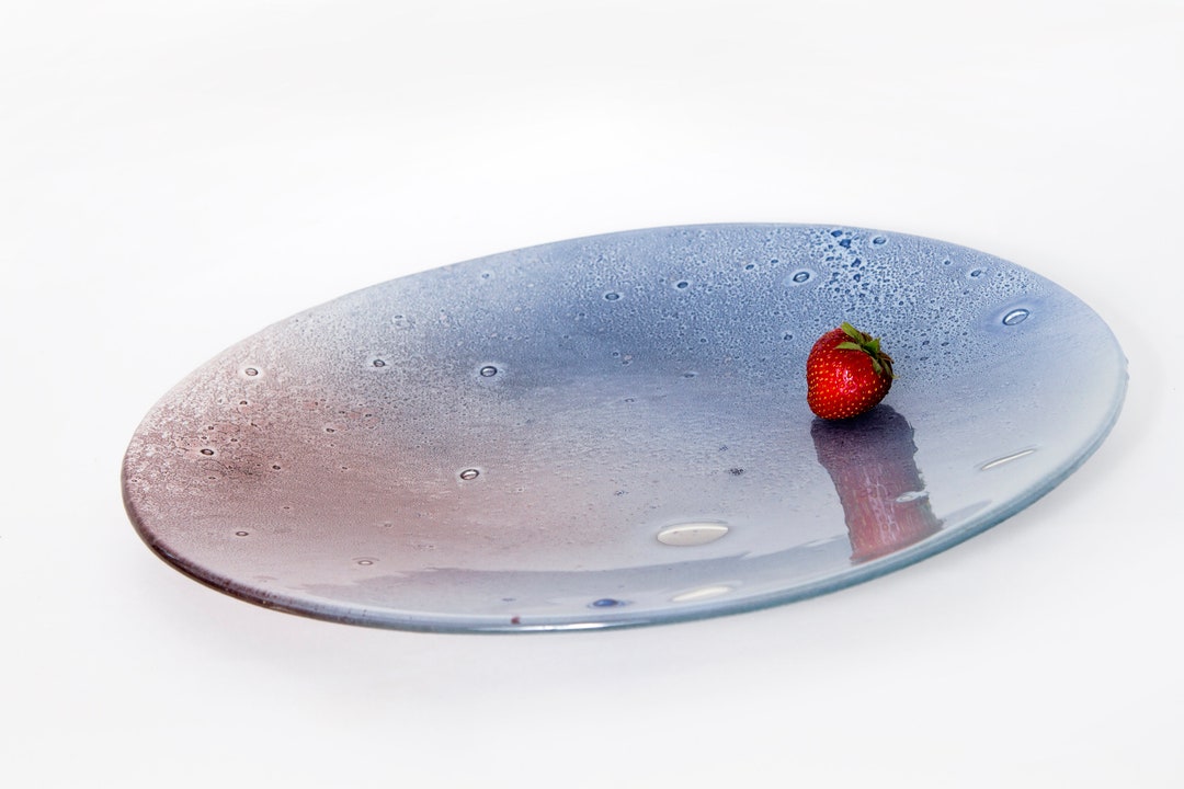 Large Decorative Plate Glassware Plate Custom Wedding Etsy