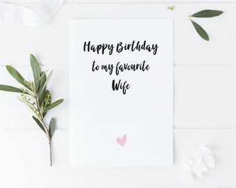 Maison Cartes De Voeux Papeterie Joyeux Anniversaire A Mon Prefere Milf Drole De Copine Femme Partenaire Carte D Anniversaire