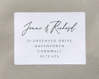 Wedding stickers for invitations RW50 Wedding PSVP stickers Personalised with your date Wedding stickers for invitations RW50 Wedding PSVP stickers Personalised with your date