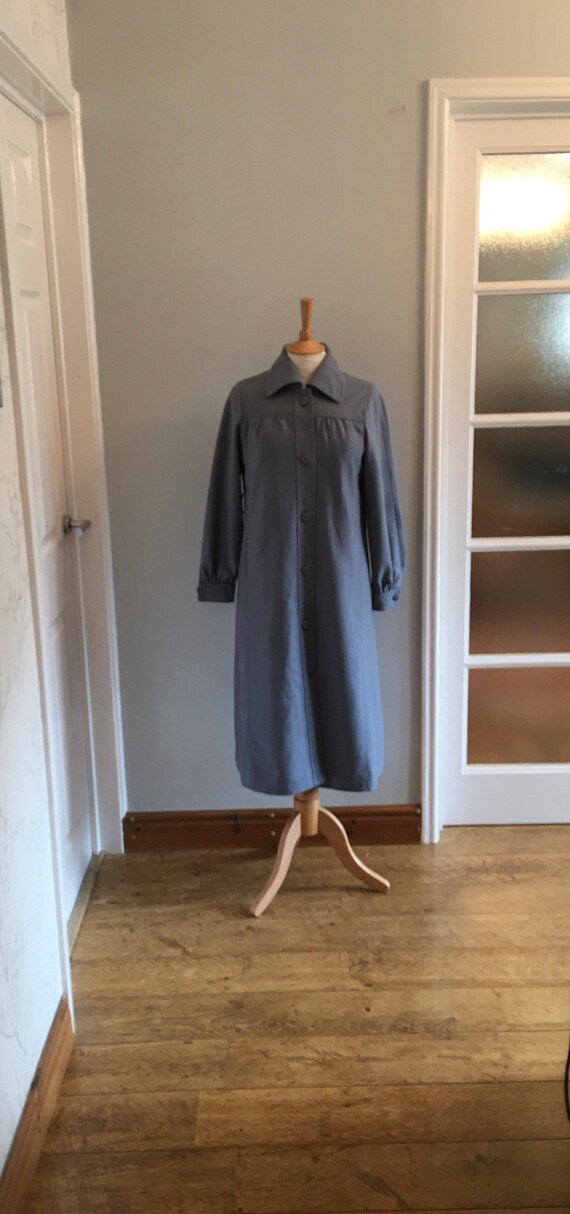 1970s light Blue Winter Coat size S