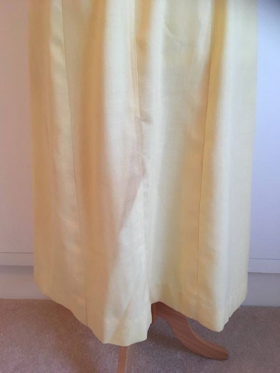 Lemon Yellow Vintage 1950's tennis style dress wi… - image 8