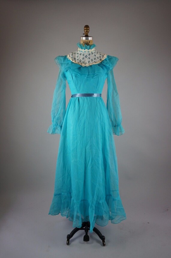 turquoise chiffon maxi dress Yelsa Maxi Dress in Chiffon Floral Sequin Turquoise