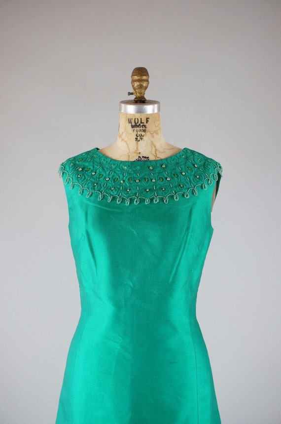 jade green cocktail dress