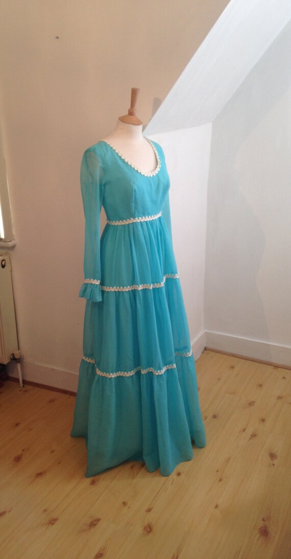 long floaty maxi dress