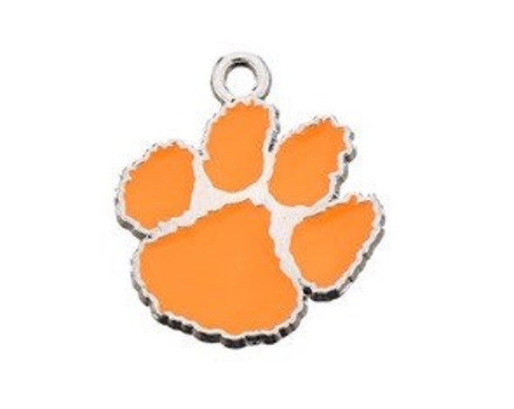 Clemson Tigers Paw Charmclemson Charm