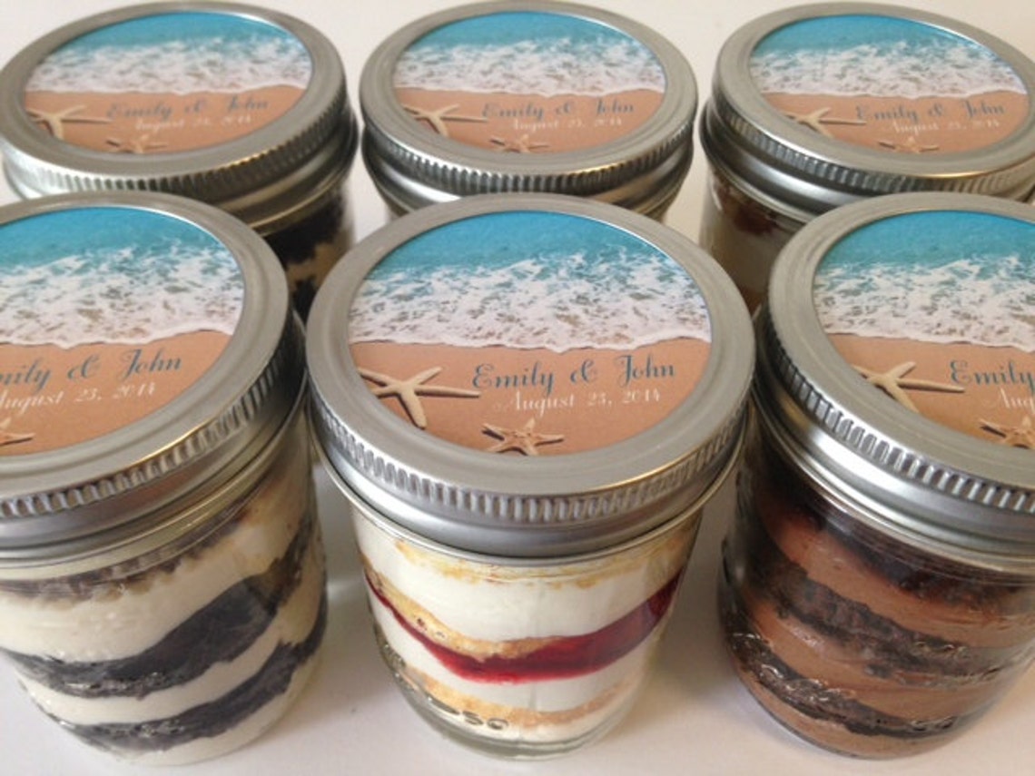 6 8oz Cupcakes in A Jarmason Jarswedding Favorsbridal Etsy