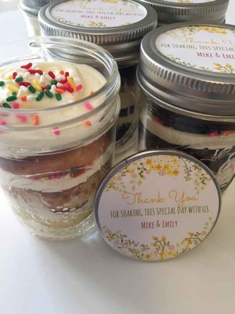 6 8oz Cupcakes In a JarMason JarsWedding Etsy