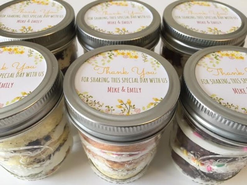 6 8oz Cupcakes In a JarMason JarsWedding Etsy