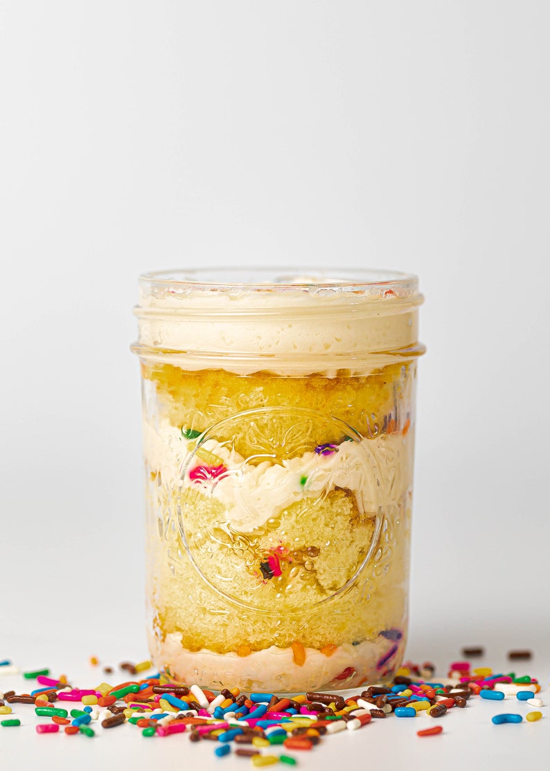 4 8oz Cupcakes in A Jarwill You Be My Bridesmaidbridesmaid Etsy