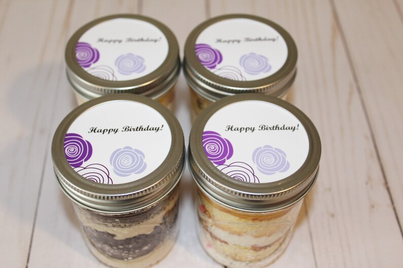 Cupcakes In A JarMason JarsHappy BirthdayBirthday Cupcake Etsy