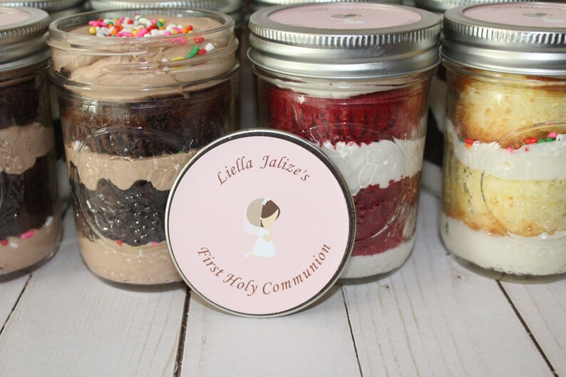 6 8oz Cupcakes In A JarMason JarsCake JarsFirst Holy Etsy