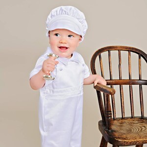 Oliver Baptism Outfit, Blessing, Christening outfit for Baby Boys with Hat