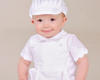 James Taufbekleidung, Taufbekleidung, Segens Outfit für Baby Jungen mit Mütze