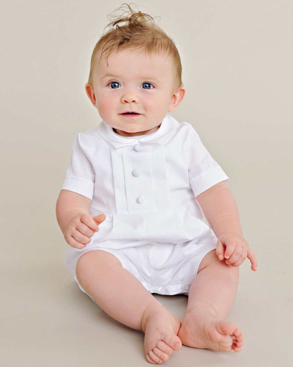 Tyler Boy's Christening Outfit, Baptism, Blessing Outfit for Baby Boys With Hat