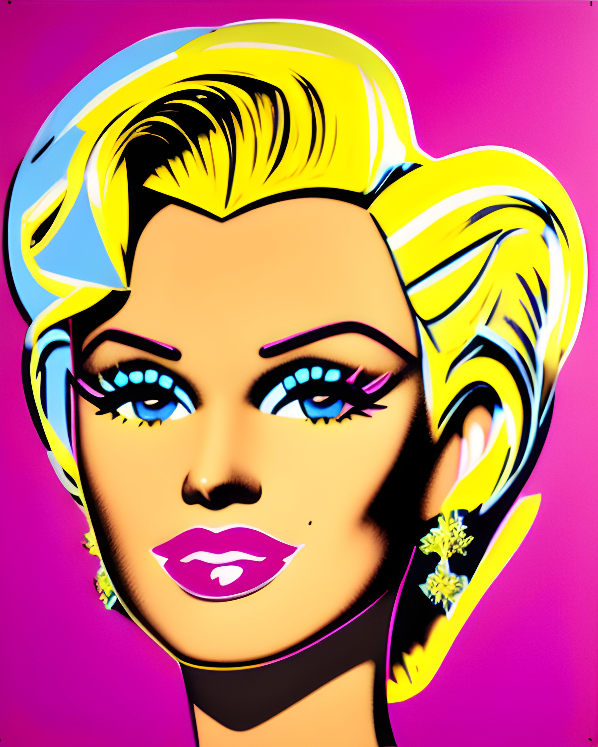 Pop art barbie sale