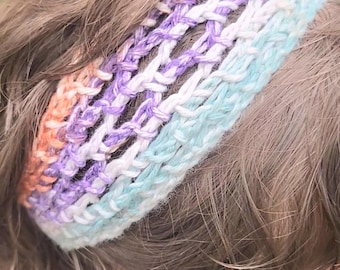 Crochet Mesh Headband