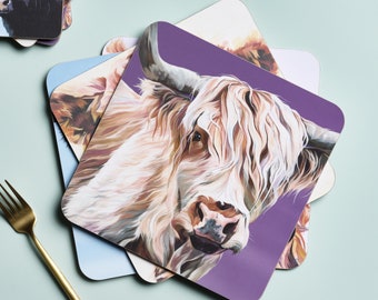 Highland Cow Placemats & Coasters