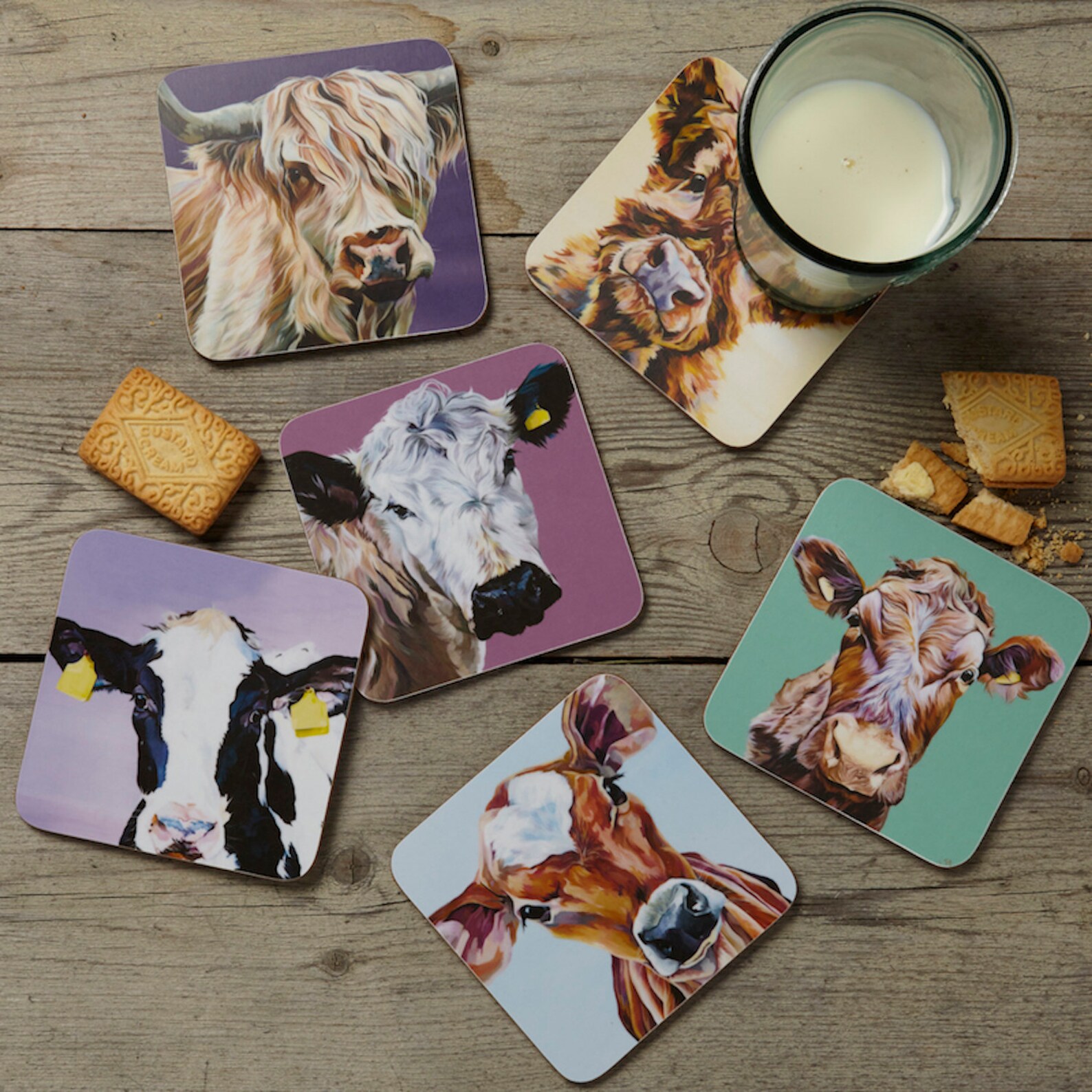 Fun Cow Melamine Tablemats Etsy