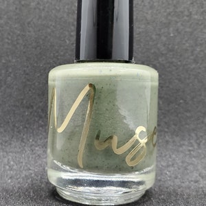 Moseley - Green Flakie Crelly Indie Nail Polish