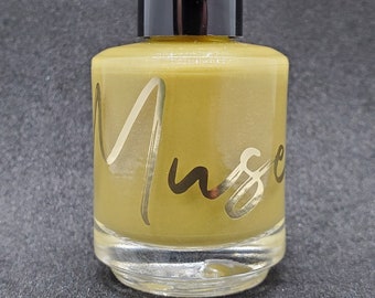 Vinyl Harvest - Yellow Shimmer Indie Nail Polish