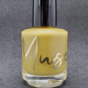 Vinyl Harvest - Yellow Shimmer Indie Nail Polish