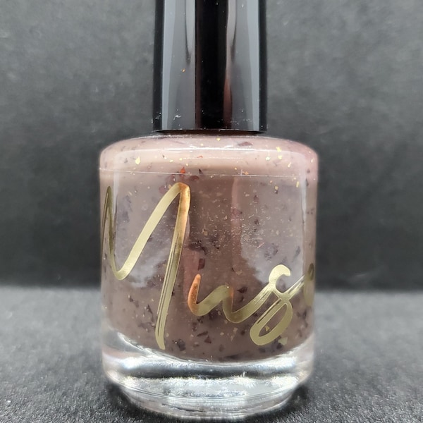 Thorley - Brown Glitter Crelly Indie Nail Polish