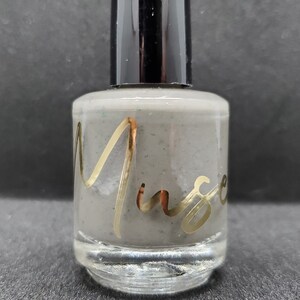 Sawley - Taupe-Grey Flakie Crelly Indie Nail Polish