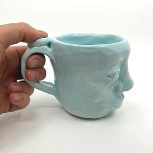 Ceramic face mug