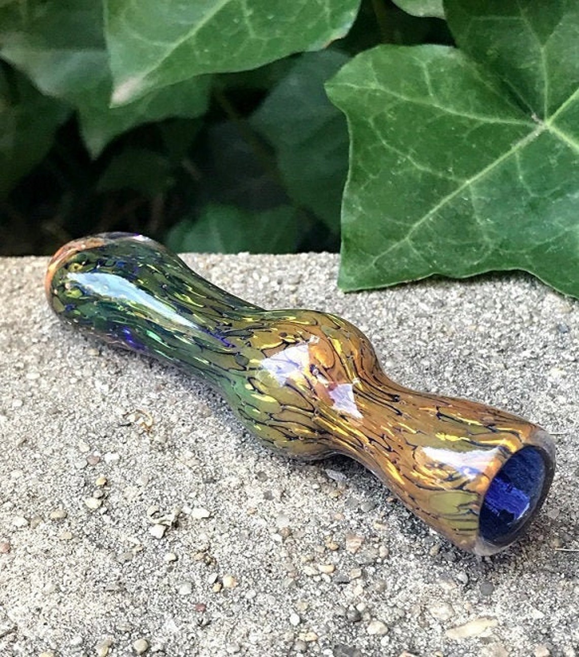 Pipe de chillum de verre chillums de verre épais pipe en | Etsy