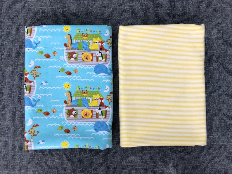 2 Pack of Extra Large Receiving Blankets Noahs Ark and Etsy