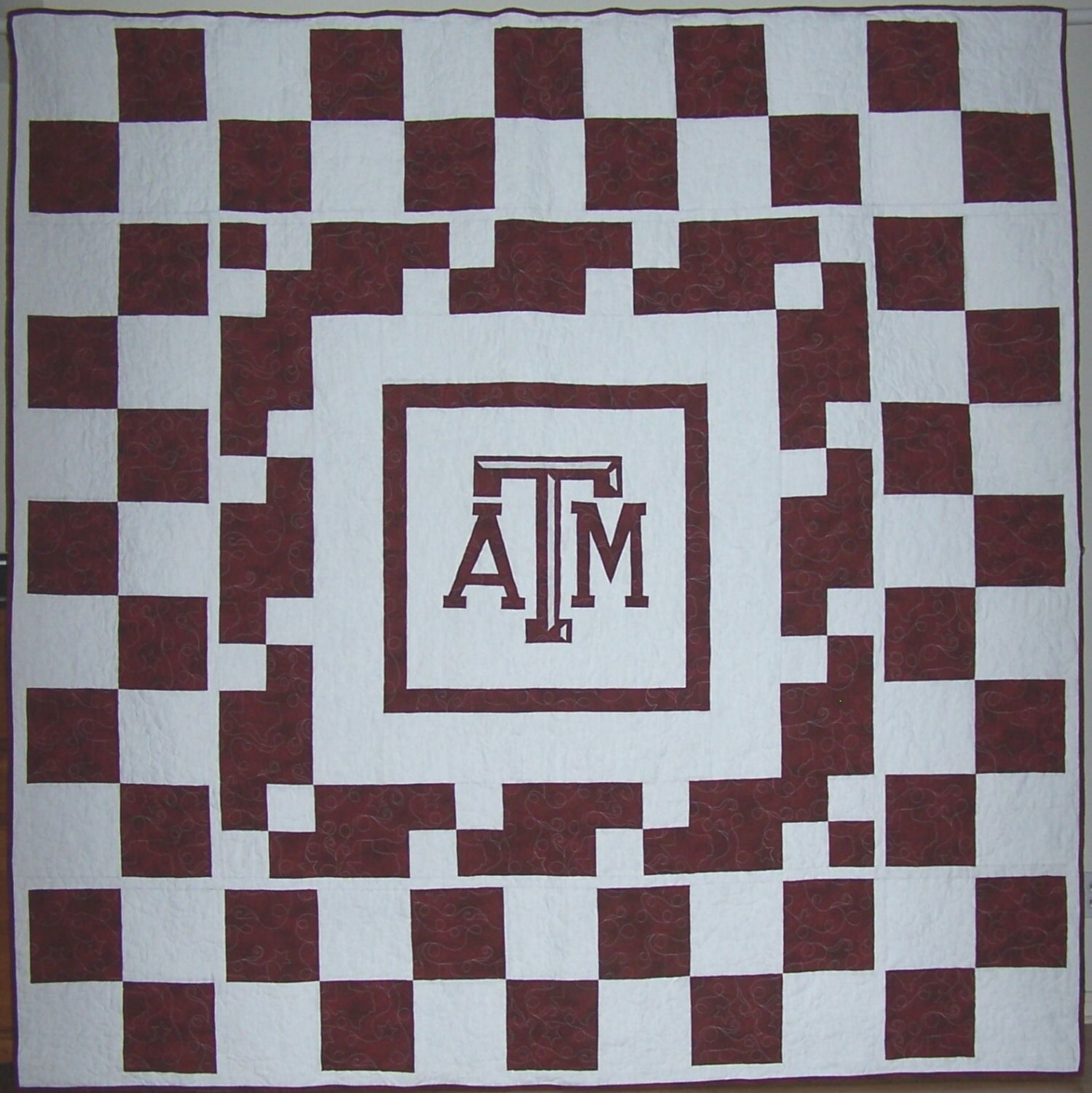 Texas A&M Queen Size Quilted Bed Cover and Pillow Shams Etsy